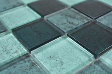 Motif main Crystal transparent mosaïque de verre pétrole mur carrelage cuisine douche bain MOS88-0018_m
