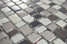 Mosaïque transparente Crystal Mosaïque de verre coffee mur carreaux cuisine salle de bain_f | 10 tapis de mosaïque