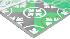 Mosaïque de verre transparente Crystal Mosaïque rétro murale carrelage cuisine salle de bain_f | 10 tapis de mosaïque