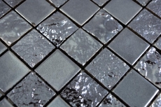 Mosaïque céramique Carreau exclusif Japon graphite noir mur carrelage cuisine salle de bain WC - MOS18-0303