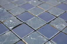 Mosaïque céramique Carreau exclusif Japon bleu royal mur carrelage cuisine salle de bain WC - MOS18-0004