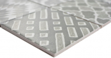 Motif manuel Mosaïque céramique picolo GRIGIO Carreau de mosaïque murale Miroir de carrelage cuisine salle de bain MOS22B-G02_m