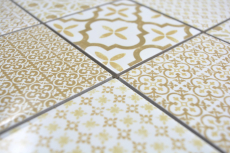 Motif à main Mosaïque céramique WARM beige Carreau de mosaïque murale Miroir de carrelage cuisine salle de bain MOS22B-WB12_m