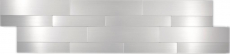 Échantillon manuel de parement mural aluminium autocollant parement mural métallique MOS200-W2200_m