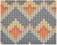Mosaïque de verre décor gris clair mat mur carrelage cuisine salle de bain