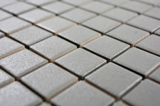 Carreau de mosaïque RÉFRACTAIRE Sol gris ardoise mat MOS18-0222-R10_f