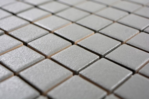 Mosaïque céramique Carreaux de mosaïque RÉSISTANTS Sol gris ardoise mat Carrelage - MOS18-0222-R10