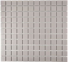 Échantillon manuel Carreau de mosaïque Céramique GRIS CLAIR GRIS SAVON MUR SOL non émaillé MOS18-0204-R10_m