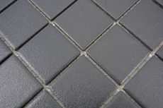 Échantillon manuel de carreaux de mosaïque Céramique soft noir RÉSISTANT À LENTRAÎNEMENT MOS14-0311-R10_m