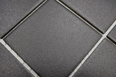 Mosaïque Carreau de mur Céramique Anthracite Noir Antidérapant Antidérapant Carreau de douche Carreau de sol WC - MOS22-0302-R10