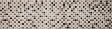 Carreau mosaïque céramique beige clair gris vieux blanc anthracite non émaillé antidérapant carrelage - MOS18-0205