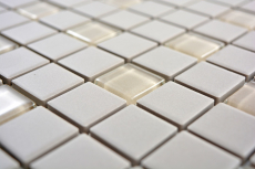 Carreau de mosaïque Céramique ciment clair boue non émaillée Mosaïque de verre MOS18-0212-R10_f
