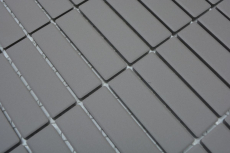 Bâtonnets Mosaïque Céramique non émaillée boue grise antidérapante receveur de douche carrelage de sol carrelage de salle de bain - MOS24B-0204-R10