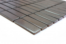 Bâtonnets Mosaïque Carreaux céramiques Carreaux muraux décoratifs Anthracite MOS24-0217