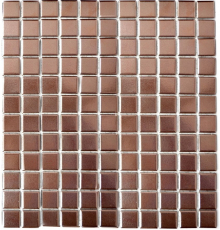 Mosaïque de cuivre Mosaïque de céramique MARRON CHROME mur carrelage cuisine MOS24-0215