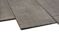 Panneaux de bois autocollants Panneau mural en bois Panneau mural gris foncé - MOS170-W016 ( 9 pièces)
