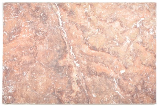 Carreau de sol Rossoverona rose teracotta aspect antique travertin Mosaïque murale carrelage cuisine salle de bain - MOSf-45-45061