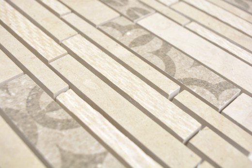 Marbre Mosaïque Mosaïque céramique beige cream Carreau mural Carrelage cuisine - MOS180-A0127B