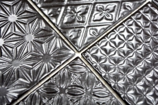 Motif main Retro Vintage Carreau de mosaïque Céramique noir Spirit noir MOS22B-1403_m