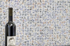 Motif main Carreau mosaïque rétro vintage céramique blanche multicolore fleurs MOS18C-1401_m