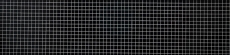 Motif manuel Carreau de mosaïque Céramique NOIR BRILLANT Mur Carrelage cuisine MOS18-0302_m