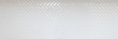 Échantillon manuel de mosaïque Carreau en céramique à chevrons blanc mat Revêtement de baignoire MOS24-CHB05WM_m