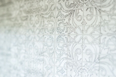 Motif manuel Carreau de mosaïque Aluminium Rectangle Alu argent Miroir de carrelage Cuisine MOS49-C101D_m