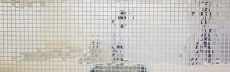 Échantillon manuel de carreaux de mosaïque acier inoxydable argenté acier brillant MOS129-23G_m