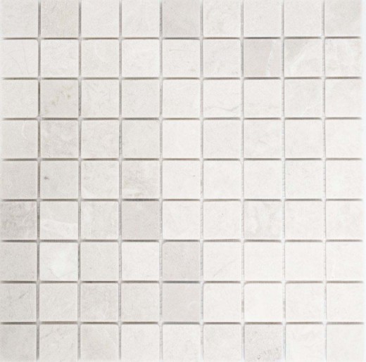 Motif main Carreau de mosaïque Marbre Pierre naturelle blanc Botticino Anticato MOS42-0104_m