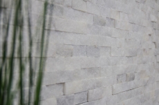 Motif main Carreau de mosaïque Marbre Pierre naturelle blanche Brick Splitface Ibiza Sugar Marble 3D MOS45-0204_m