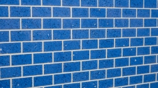 Motif main Mosaïque fond de cuisine Quartz Composite Pierre artificielle Brick Artificial bleu MOS46-ASMB5_m
