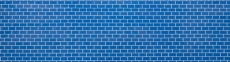 Motif main Mosaïque fond de cuisine Quartz Composite Pierre artificielle Brick Artificial bleu MOS46-ASMB5_m