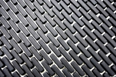 Échantillon manuel de mosaïque ECO Recycling GLAS Brick Enamel noir mat MOS140-B21B_m