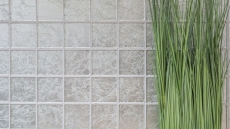 Motif manuel Carreau de mosaïque de verre translucide Crystal argent structure BAD WC cuisine MUR MOS68-4SB21_m