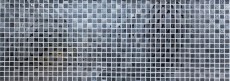 Motif main Carreau de mosaïque Translucide noir Mosaïque de verre Crystal Lüster noir MOS88-8LU89_m
