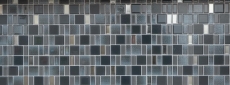 Motif manuel Carreau de mosaïque gris translucide combinaison gris irisé MOS68-0213G_m