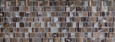 Échantillon manuel Carreau de mosaïque Translucide beige marron Multiformat Mosaïque de verre Crystal Pierre EP beige marron MOS88-1220_m