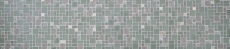 Échantillon manuel Carreau de mosaïque Translucide gris Combinaison de mosaïque de verre Crystal pierre claire grise mate MOS88-MC669_m