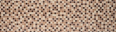 Échantillon manuel Carreau de mosaïque Translucide beige marron Mosaïque de verre Crystal Pierre beige marron MOS92-1206_m