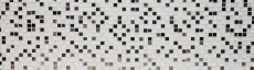 Motif manuel Carreau de mosaïque autocollant Translucide inox blanc Mosaïque de verre Crystal acier blanc verre MOS200-4CM24_m