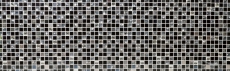 Motif manuel carreau de mosaïque autocollant translucide acier inoxydable noir mosaïque de verre Crystal acier noir verre MOS200-4CM26_m