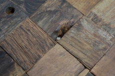 Motif main mosaïque bois boot Old Wood bois FSC carreau de mosaïque murale carrelage cuisine salle de bain MOS160-23_m