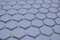 Motif main Mosaïque céramique Hexagone bleu-vert R10B receveur de douche Carreau de sol Mosaïque cuisine salle de bain sol MOS11H-0405-R10_m