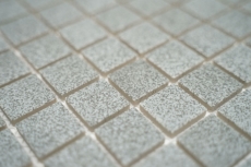 Échantillon manuel de carreaux de mosaïque PLAQUE DE DOUCHE GRIS STEIN MATT MOS18-0208-R10_m