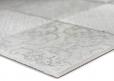 Mosaïque rétro vintage Céramique grise Fond de cuisine MOS22-CELLO_f | 10 Tapis de mosaïque