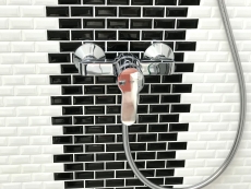 Mini Metro Subway Carreaux de mosaïque Céramique BLANC Carreaux de cuisine MOS26-0102_f | 10 Tapis de mosaïque