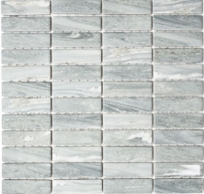 Mosaïque Céramique baguettes aspect pierre gris Carreaux de mur Carreaux de salle de bain MOS24-STSO23_f | 10 Tapis de mosaïque