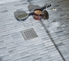 Mosaïque Céramique baguettes aspect pierre gris Carreaux de mur Carreaux de salle de bain MOS24-STSO23_f | 10 Tapis de mosaïque