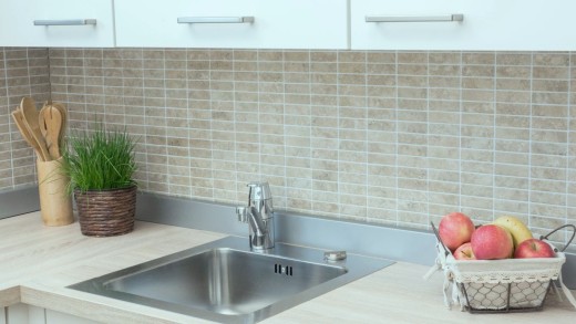 Mosaïque Carreau céramique beige Bâtons aspect pierre beige Carrelage cuisine MOS24-STSO67_f | 10 Tapis de mosaïque