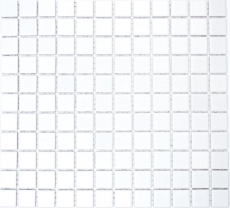 Carreau de mosaïque Céramique BLANC BRILLANCE mur carrelage fond cuisine MOS18-0102_f